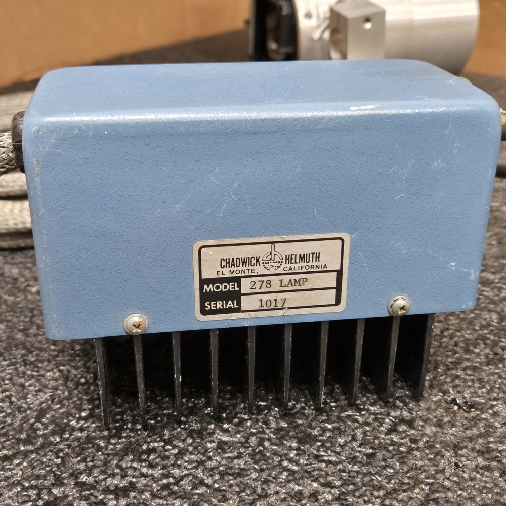 Chadwick Helmuth Strobex Model 278 Xenon Arc Strobe/Flash Lamp & 238 Controller