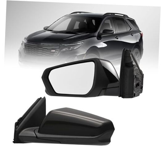 Side mirror assembly replacement, left side mirror assembly replacement, right