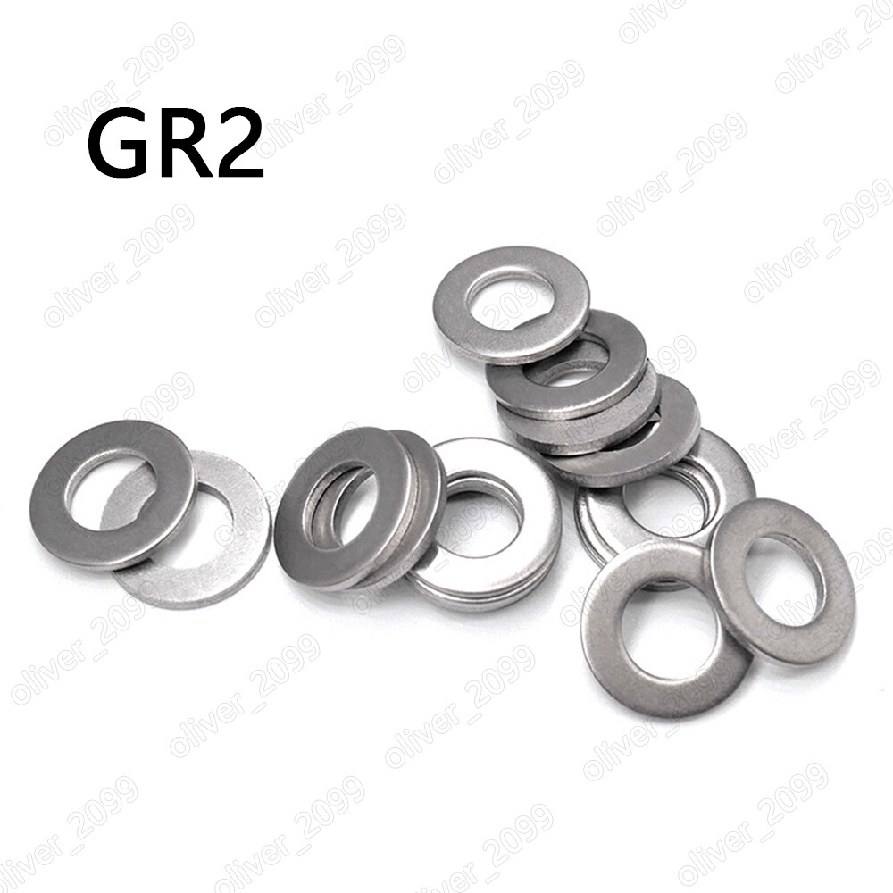 Titanium GR2 Plain Large Size Washers DIN9021