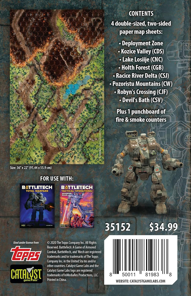 BattleTech Map Pack: Battle of Tukayyid