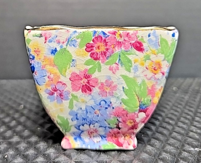 James Kent Apple Blossom Pattern Sugar Bowl