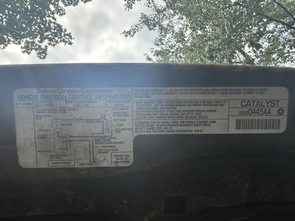 GRANDCHER 2004 Transmission Shift OEM