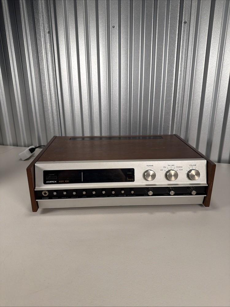 Vintage Ampex ASR 100 Stereo Receiver - Working!