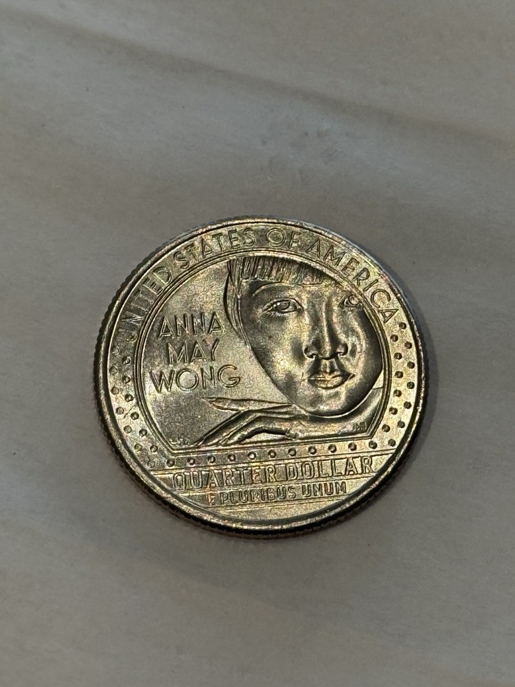Anna May Wong 2022-P MINT (COD WE TRUST) Lightly Circulated