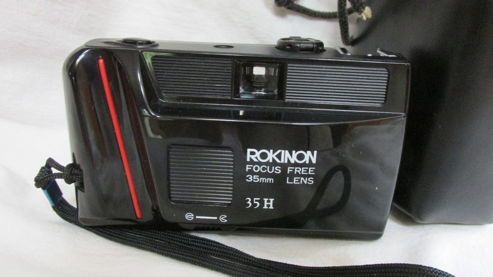 Rokinon 35H Auto Fixed Focus 35mm Lens Camera w/ Case