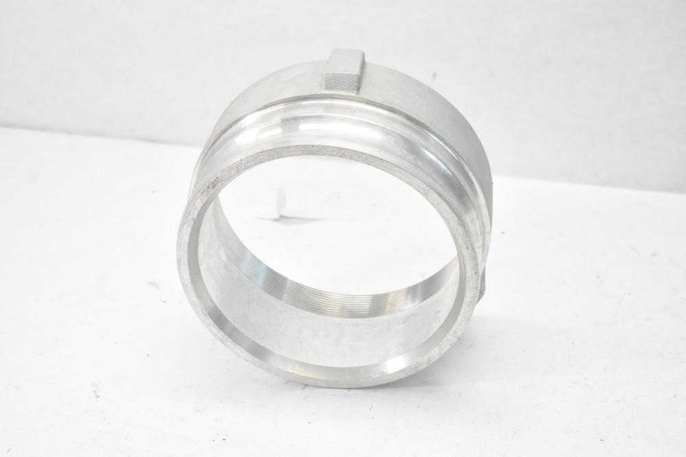 8-1/2" Heavy Duty Connector Fitting Threaded Coupling Silver Aluminum Camlock