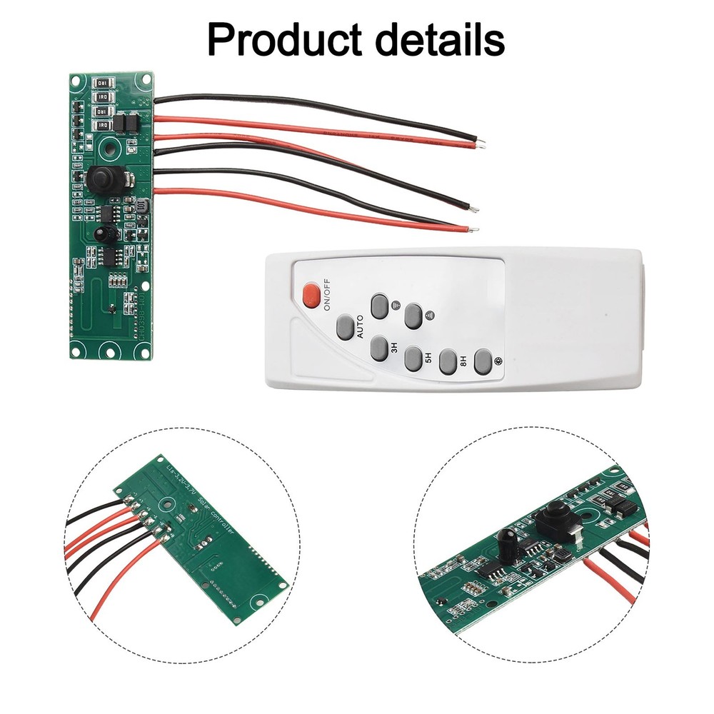 Wired and Wireless Compatible Solar Light Control Board with Motion Sensor