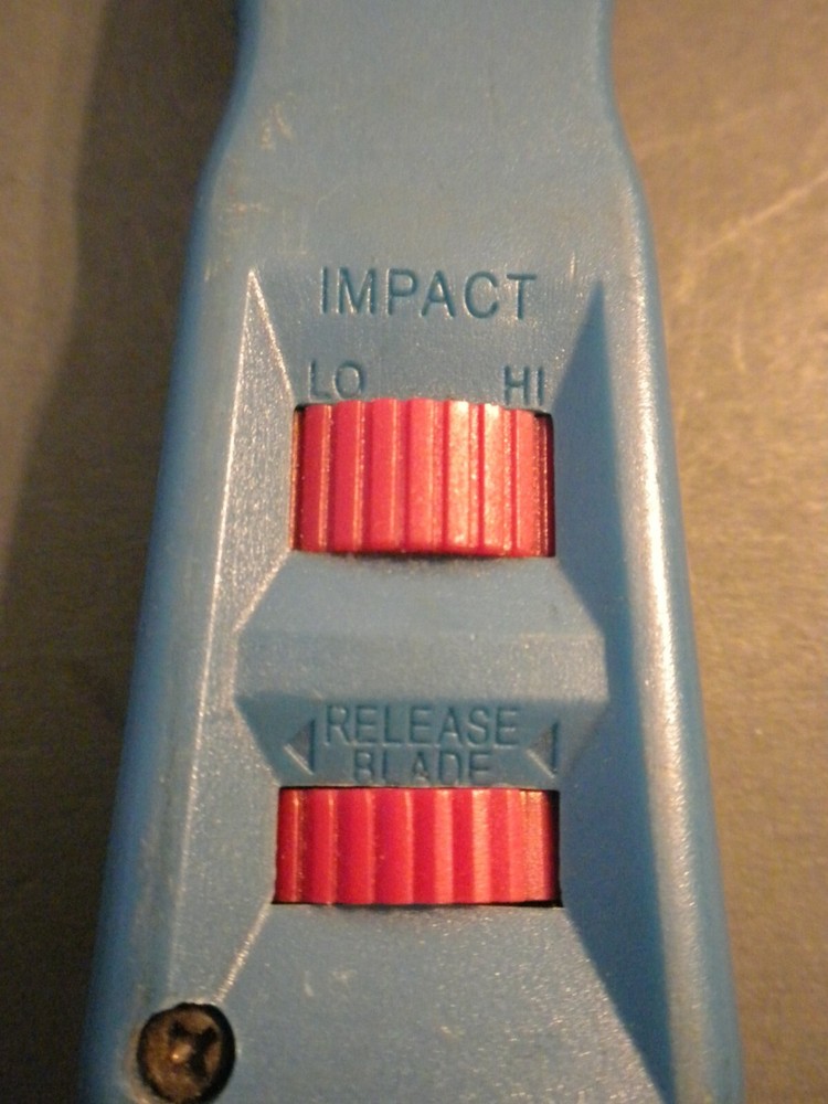 TRENDnet Network Wire Impact Punch Down Tool, with 4 Blades, One is Harris