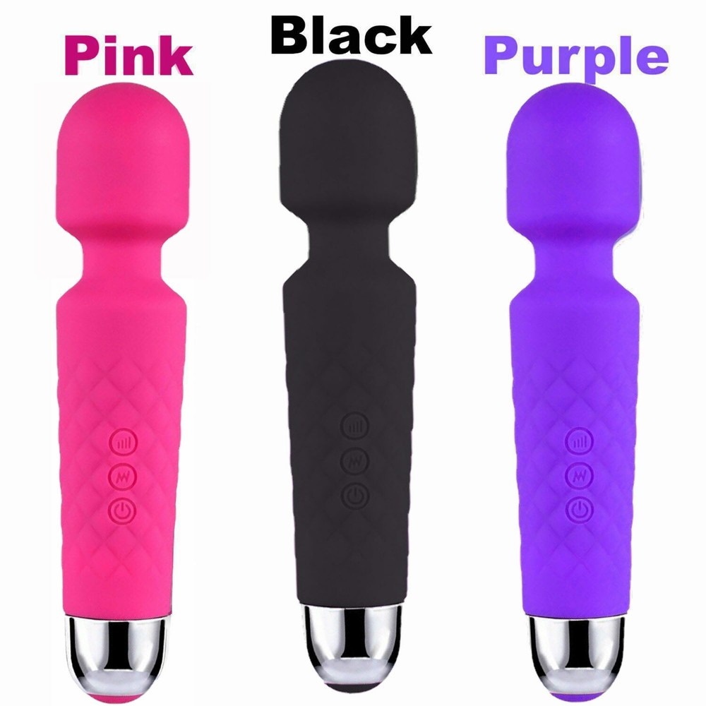 Mini Multi-Speed Magic Massager Wand Massage Powerful Full Body USB Rechargeable