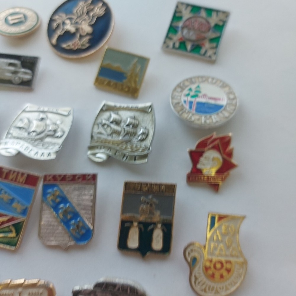 Soviet Pin Badge ,lot 20 Pcs.#747B