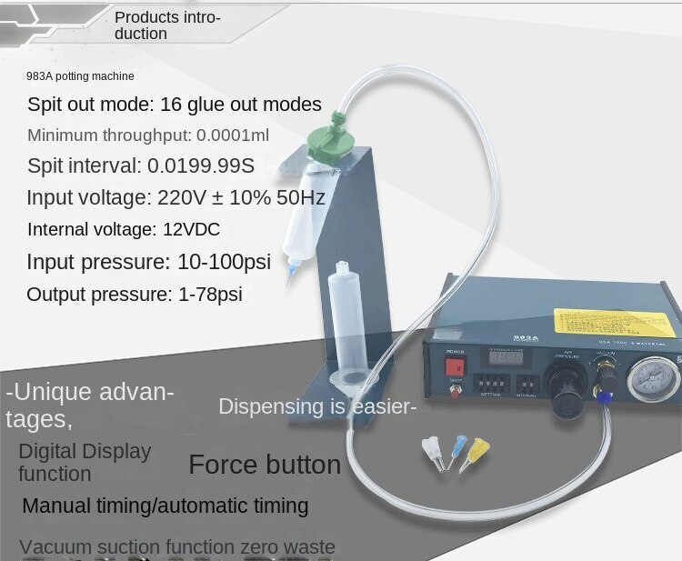 Automatic Quick-drying Glue Dispensing Machine 983A Glue Dispensing Machine