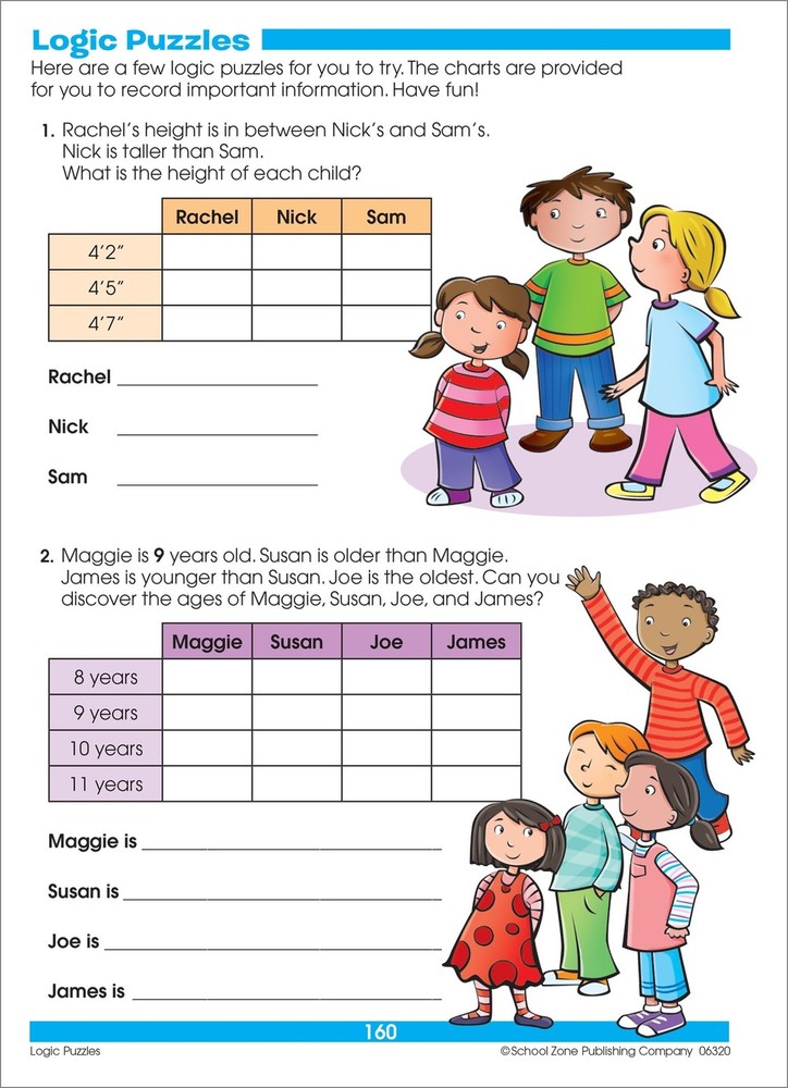 School Zone Big Third & Fourth Grade Workbook: 320 Pages, 3rd Grade, 4th...