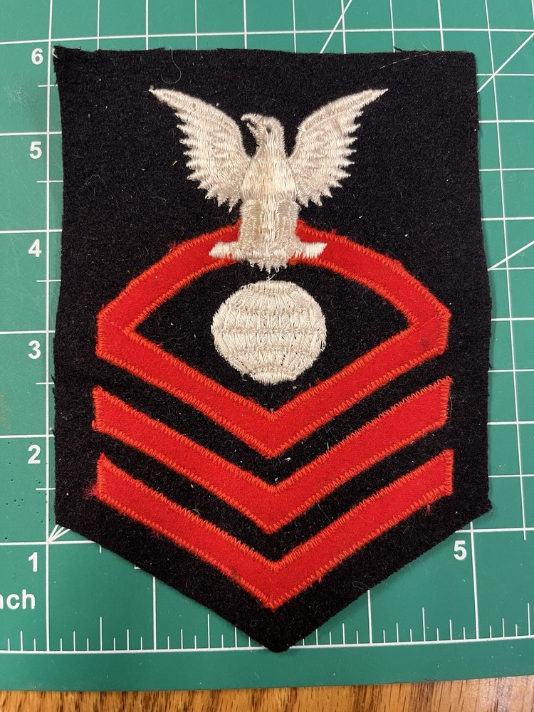 WWII Navy Electricians Mate 1943 Dated Rate Patch