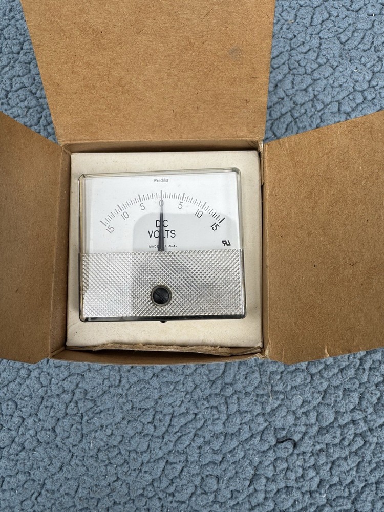 Weschler brand DC Voltmeter