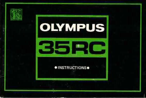 OLYMPUS 35RC ORIGINAL INSTRUCTION MANUAL (OM5086)