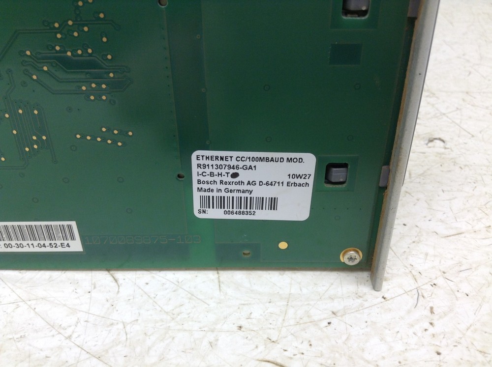Rexroth Bosch Ethernet CC/100MBAUD Module R911307946-GA1 (VT)