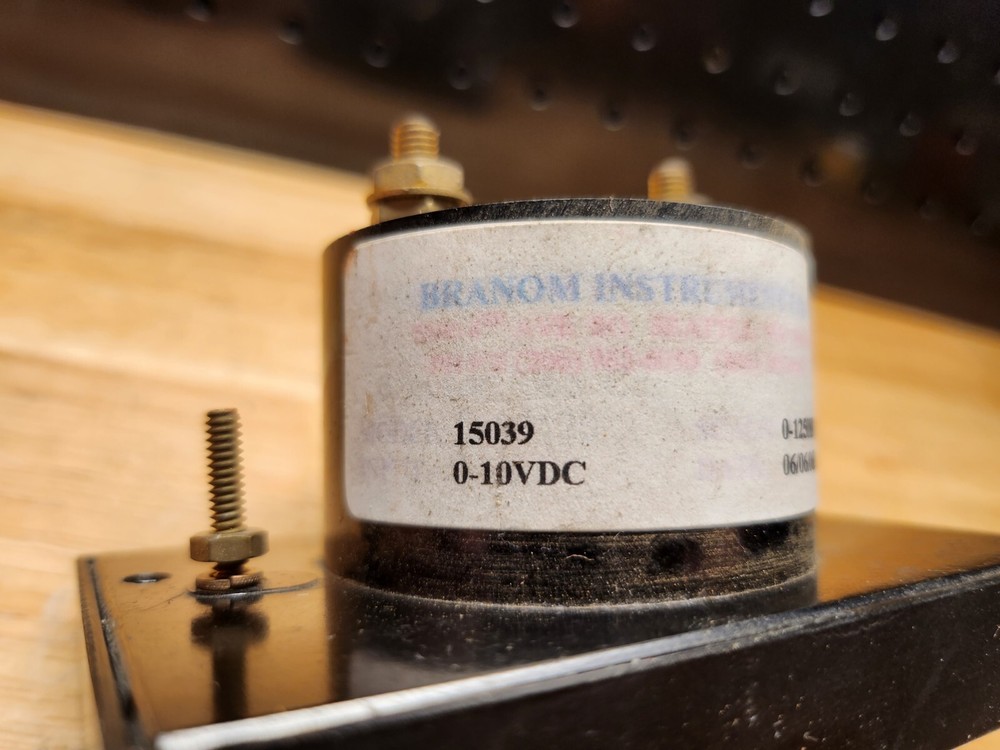 Simpson Model 523 Panel Meter 0-10 VDC, 0-1250 Kilowatts