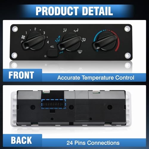 Air Conditioning Control Module Panel, 599-008 Heater Climate Control Module