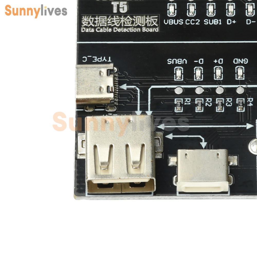 T5 Multifunctional Interface Cable Detection Module Data Cable abnormal testing