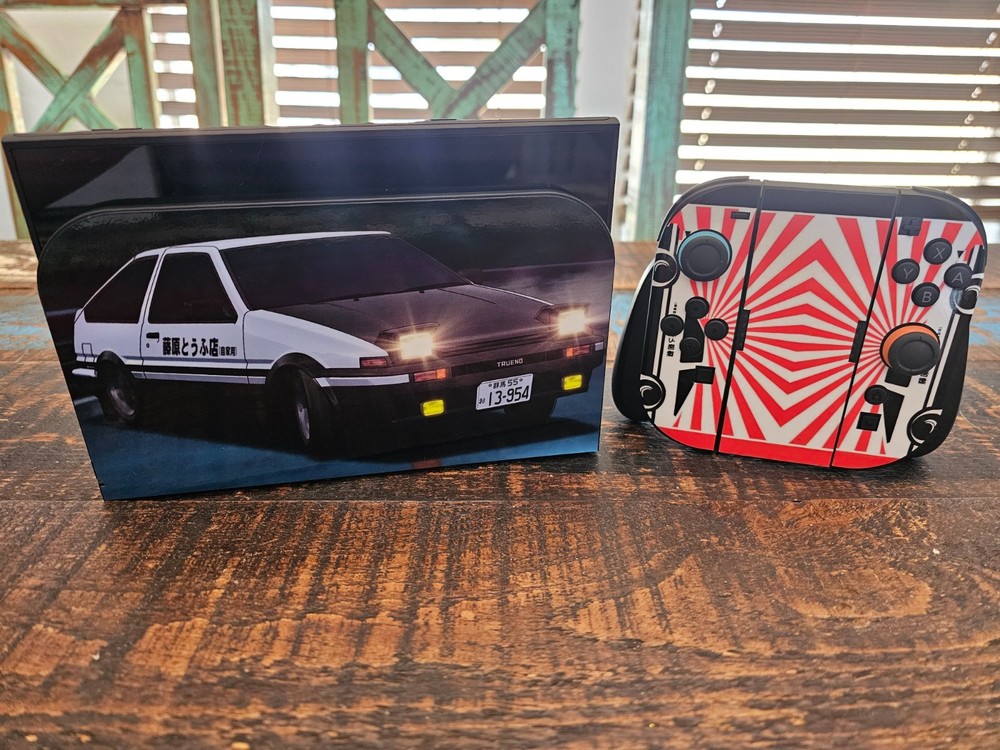 Skin Vinyl Decal "Sprinter" Nintendo Switch 1 or 2 Gamer Console_ Initial D_