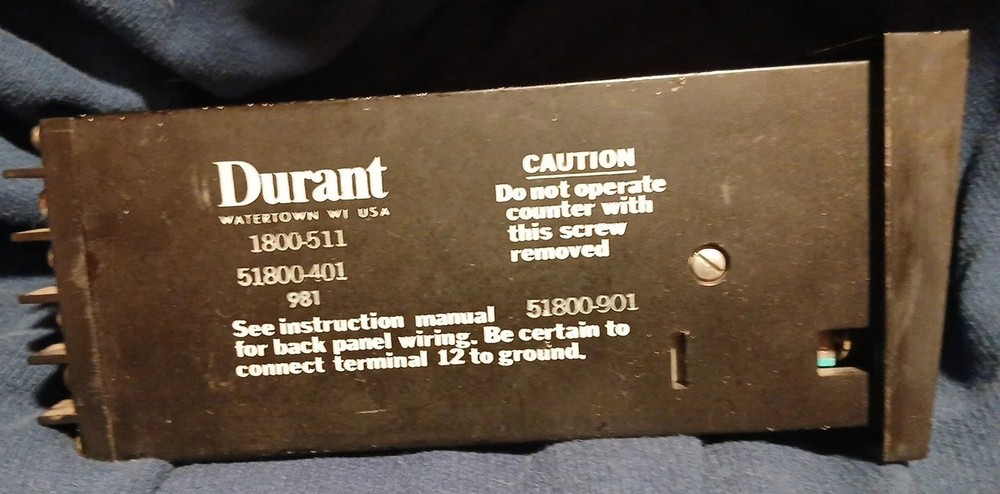 DURANT 1800-511 (51800-401) Solid State 1800 Counter Module Unit