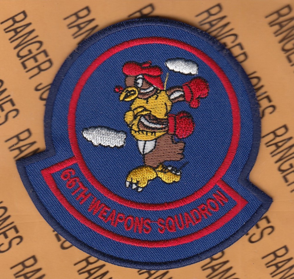 USAF Air Force 66th Weapons Squadron WPS ~3.75" patch c/e