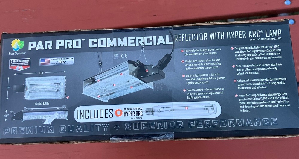 PAR PRO COMMERCIAL REFLECTOR WITH ARC LAMP