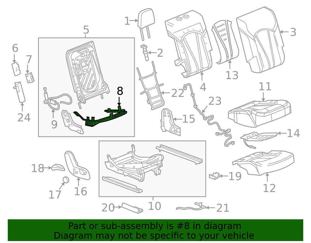 Genuine GM Lower Support 23372881