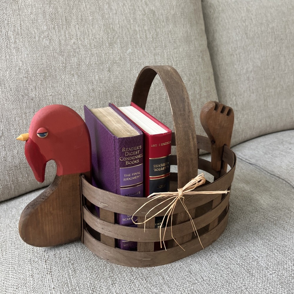Vintage Turkey Basket