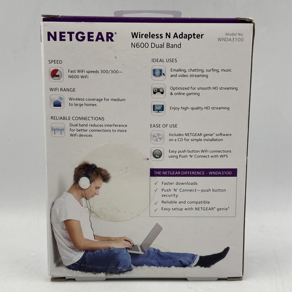 Netgear Wireless N Adapter - N600 Dual Band