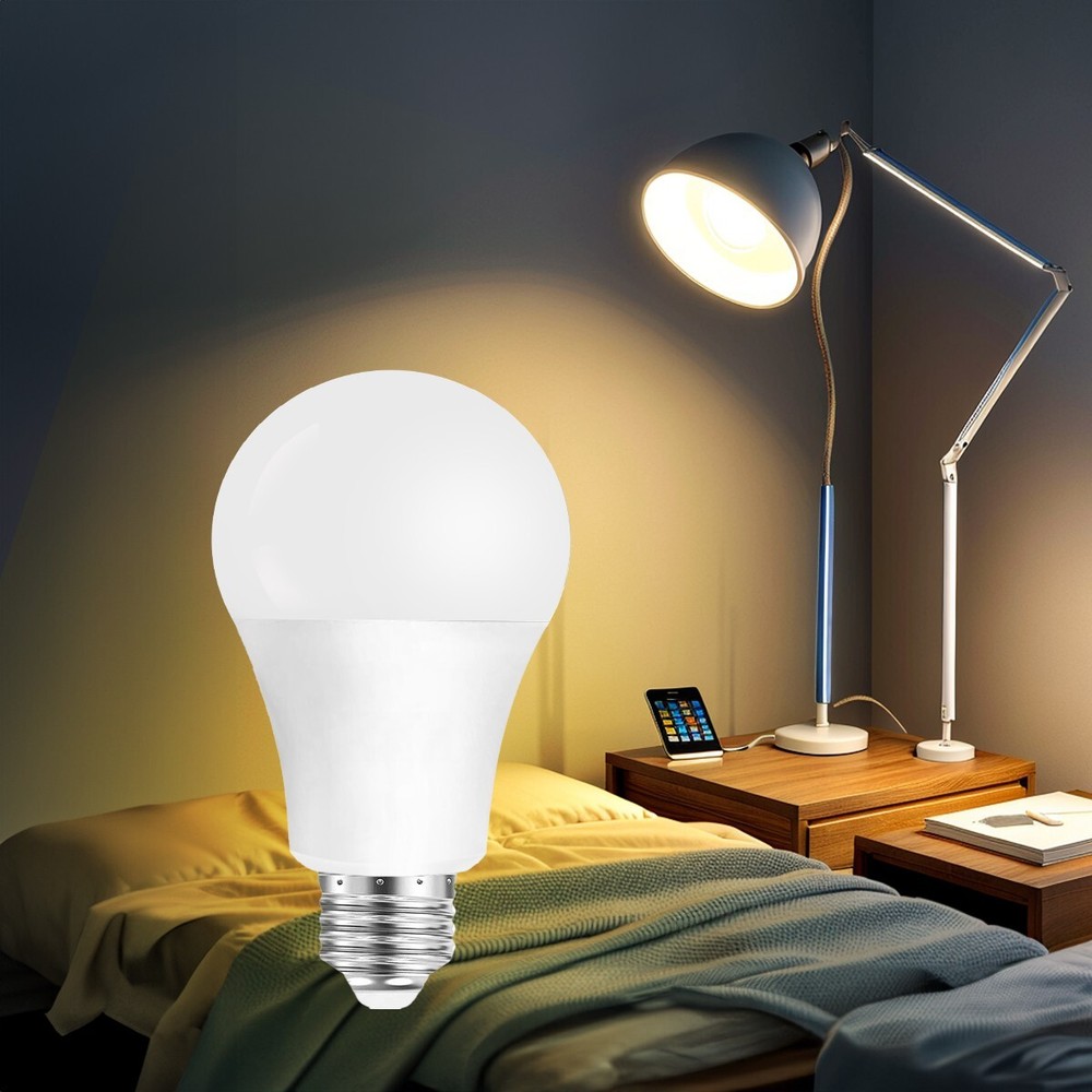 24 Pack A19 LED Light Bulbs 9W Equivalent 60W Replacement Daylight 5000K E26