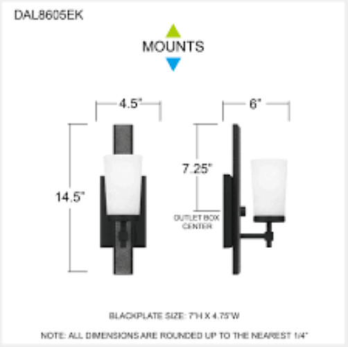 QUOIZEL DAL8605EK Outdoor