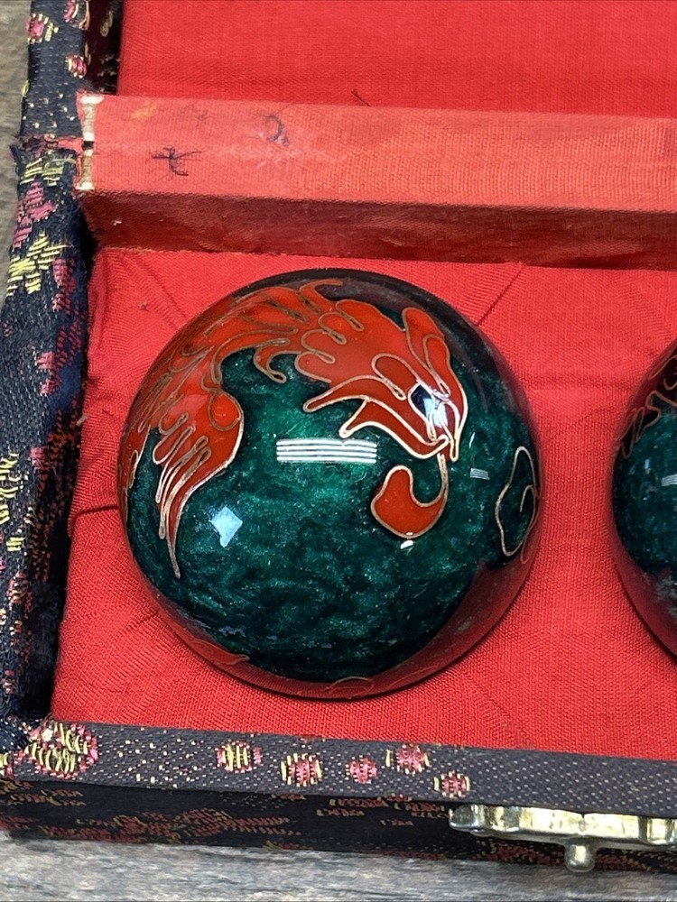 Chinese Baoding Stress Chime Meditation Balls Dragon