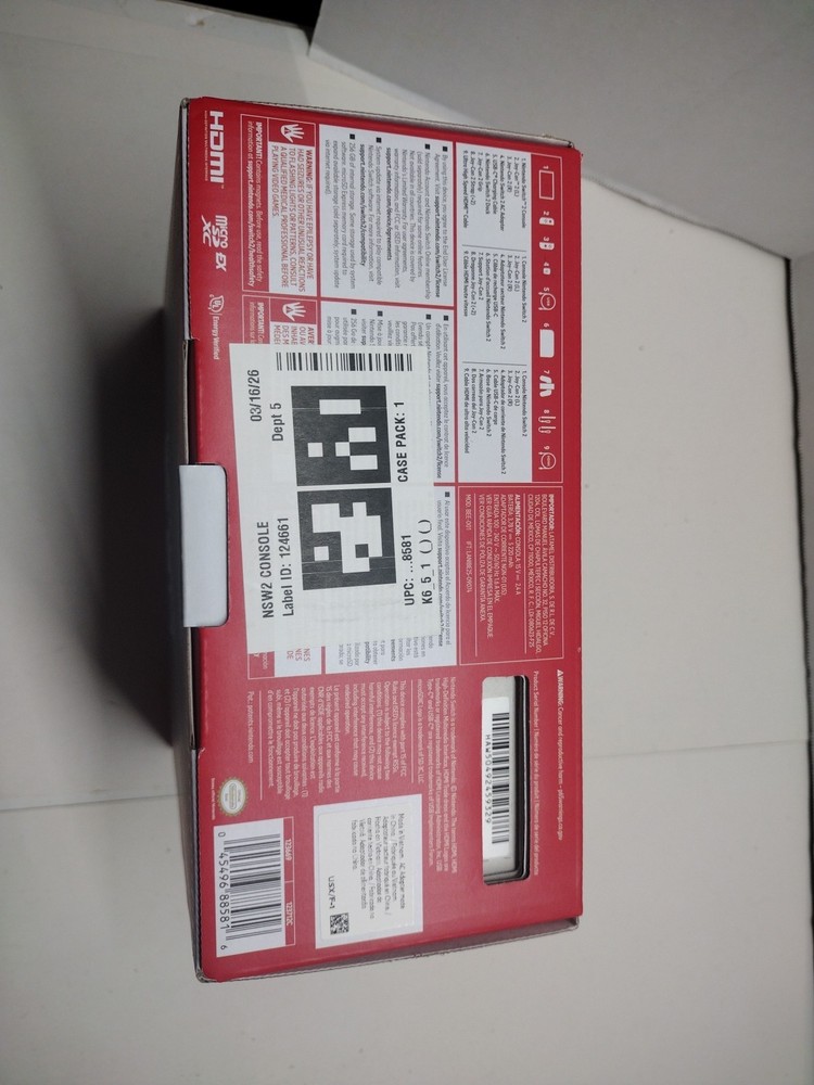 Genuine OEM Nintendo Switch 2 Dock + HDMI + Box