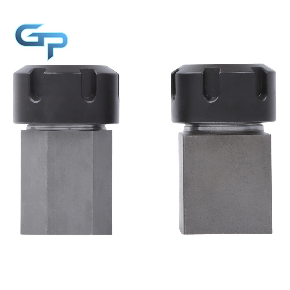 ER-25 Hex & Square Collet Blocks for Multi-Side Machining Work