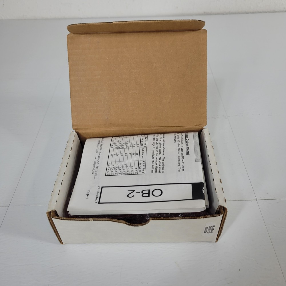 Keri Systems OB-2 Network Slave Option Board For PXL-100 Master Control System