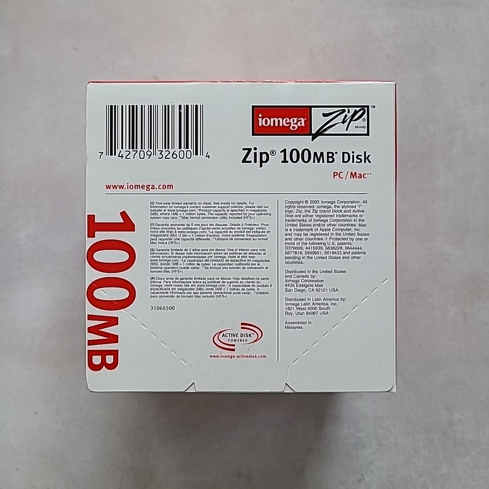 iomega zip 100mb disks