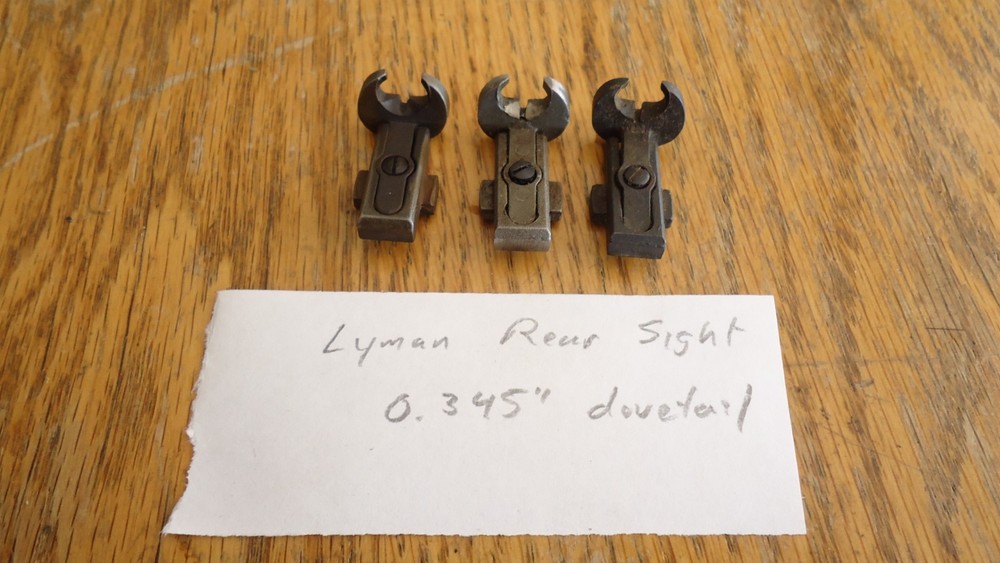 Lyman Great Plains Rifle Adjustable Rear Sight, Muzzleloader, Black Powder