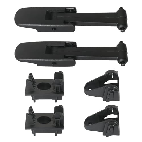 Peterbilt 567 579 Hood Latch Rubber Strap w/Mounting Base & Catch Bracket 2 PCS