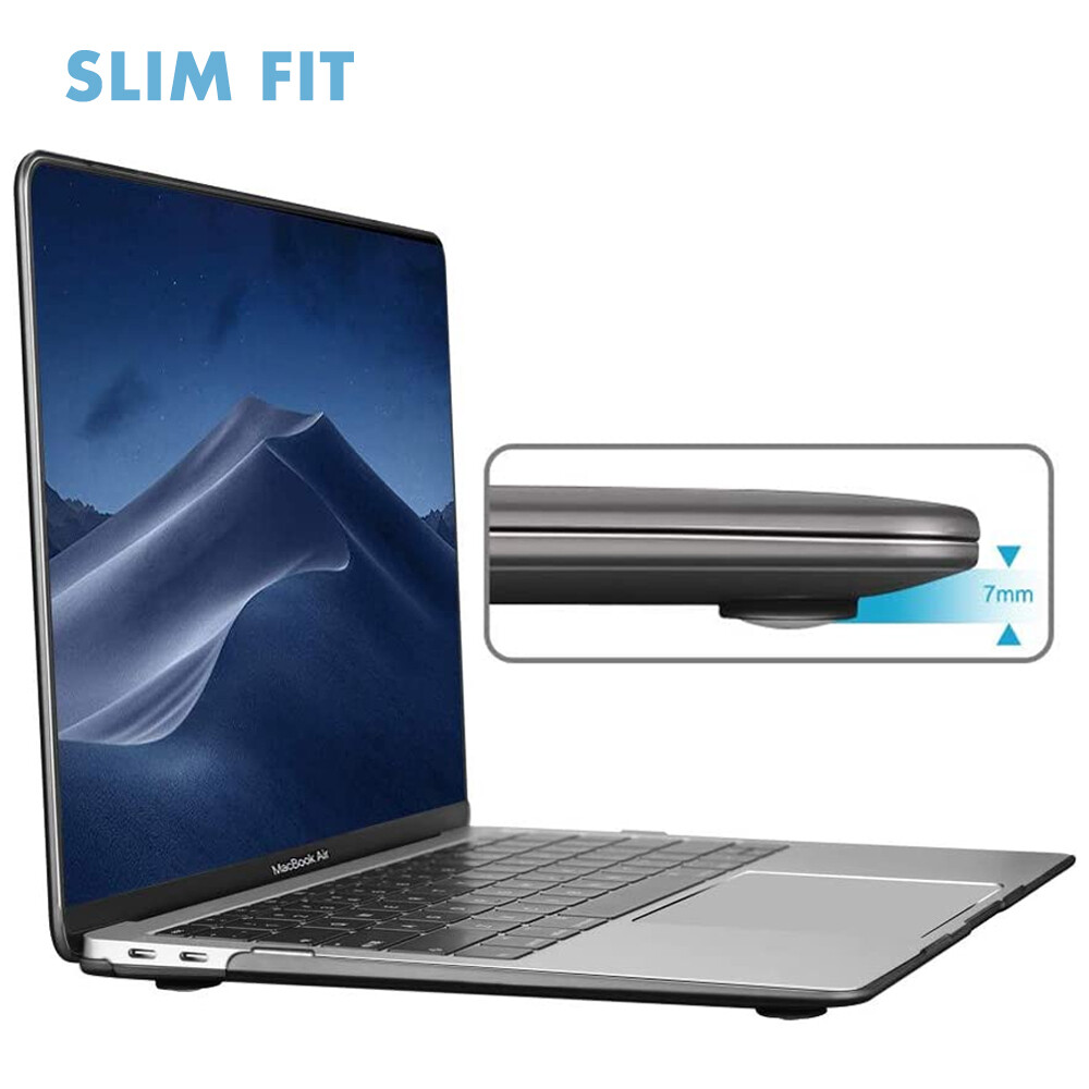 For MacBook Air 13 M2 A2681 A2337 Rubberized Hard Case Keyboard Screen Protector