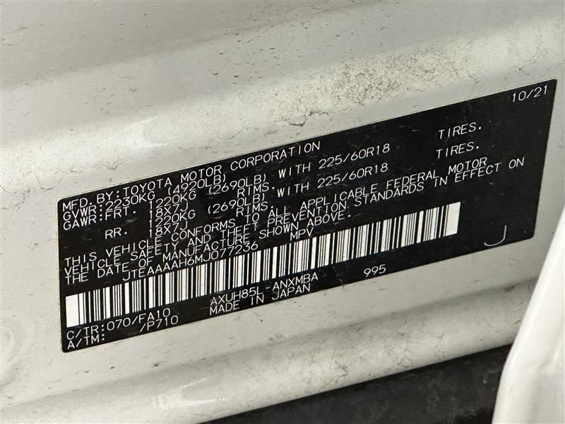 Camera/Projector Camera Front Windshield Mounted Fits 21-22 VENZA 2679449