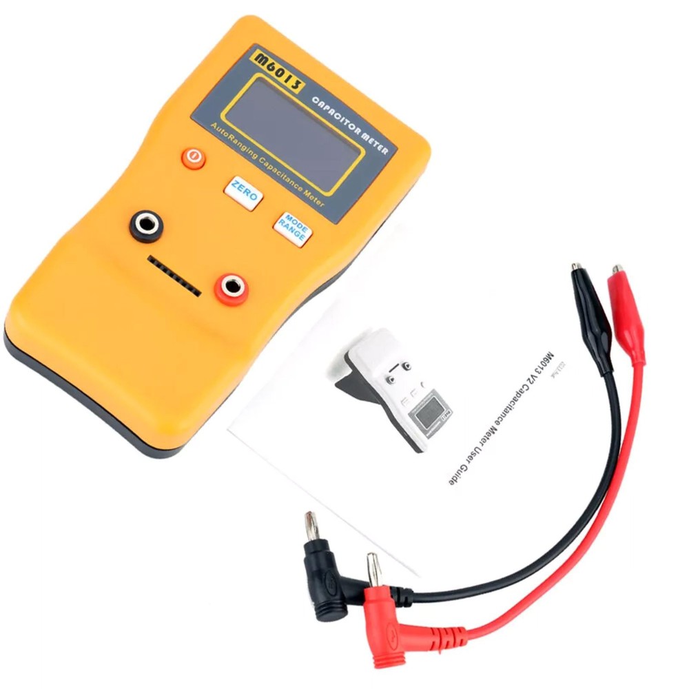 1Pc M6013 Digital Capacitor Meter Auto Rang Measuring Capacitance Tester Tool