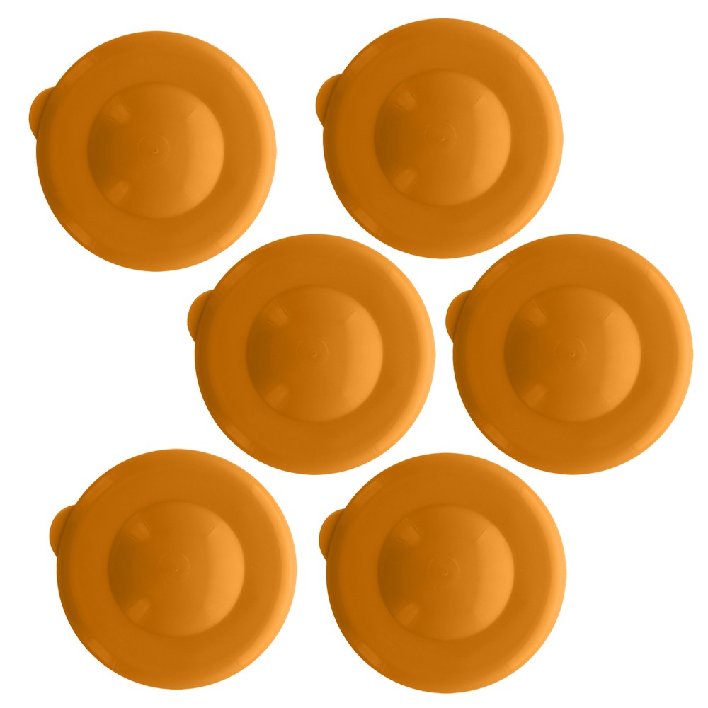 Home Brew Ohio Orange Dew Caps Set of 6