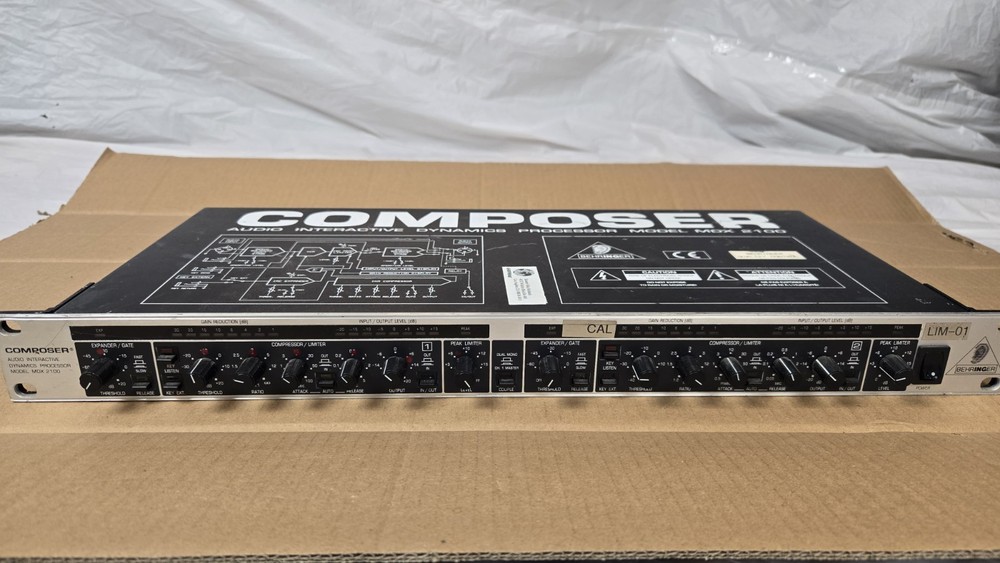 Behringer Composer MDX2100 Audio Interactive Dynamics Processor READ DISCRIPTION
