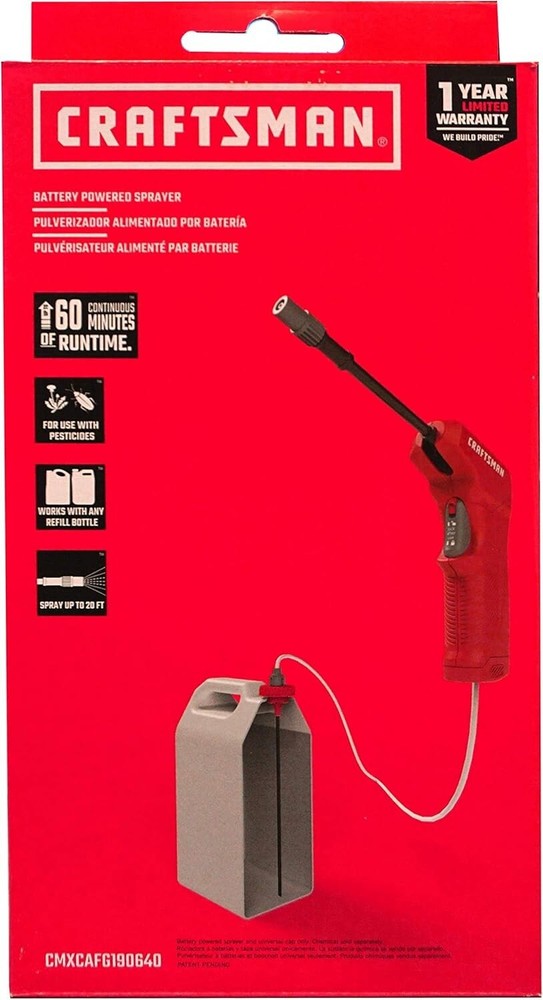 Battery Powered Sprayer Wand NEW - Eliminates Pumping