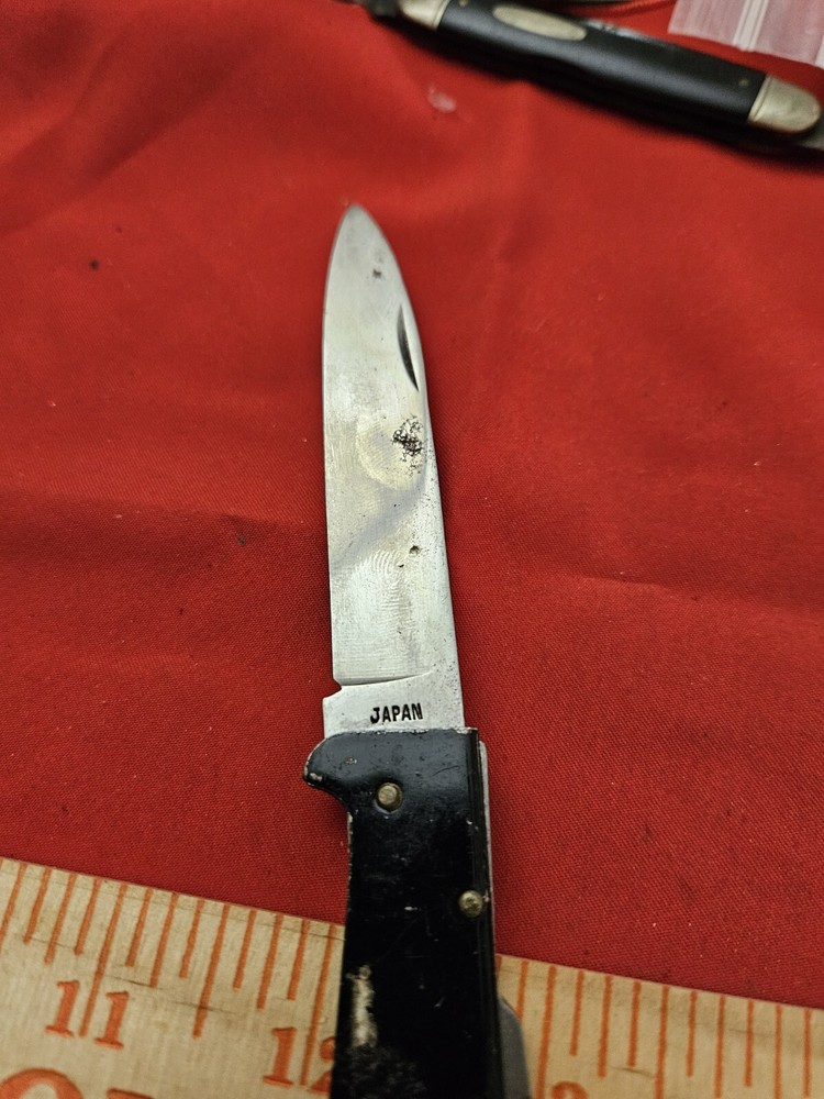 Vtg Japan Lockback Pocket Knife