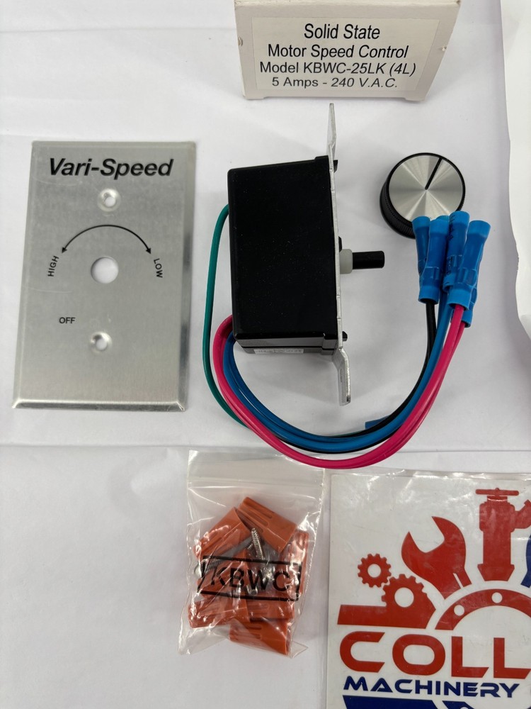 KB Electronics KBWC-25LK(4L) Solid State Motor Speed Control 5A 240V