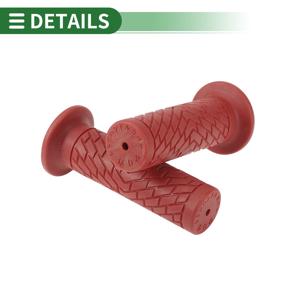 7/8" 22mm Motorcycle Knobs Handlebar End Handlebar TPU Dark Red