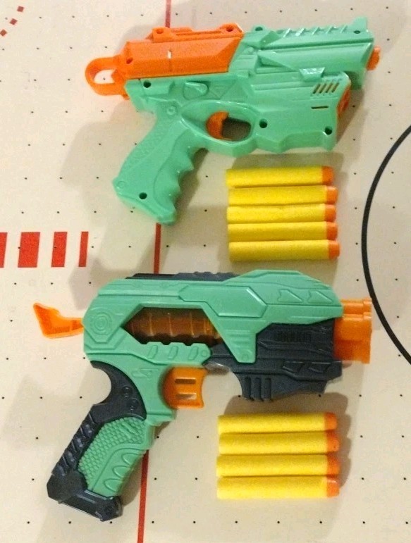 Lot Of 2 Pseudo Nerf Guns