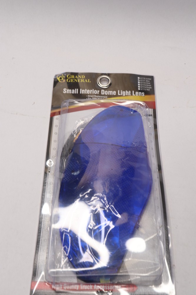 Grand General Replacement Dome Light Lens Blue Plastic Small 67771